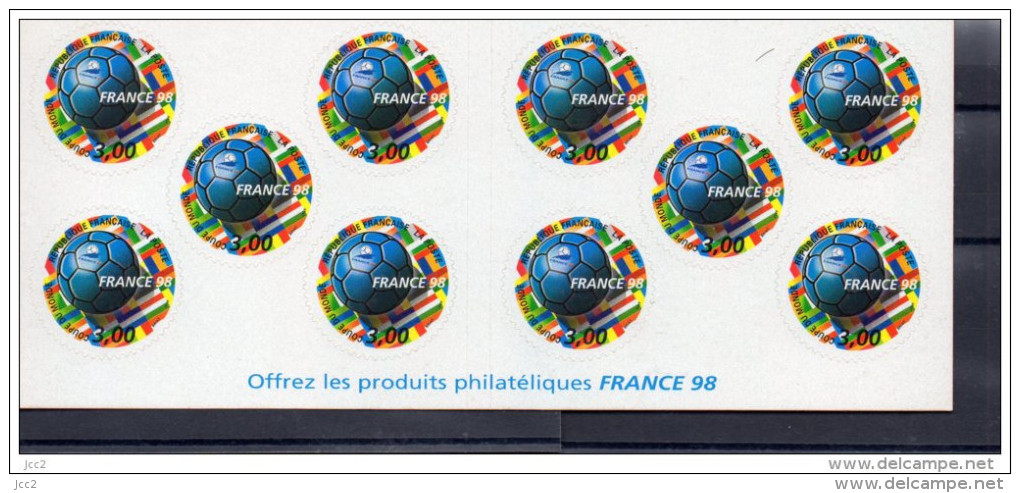 FRANCE CARNET -  FOOT 98 - BC 17 X5 - Other & Unclassified