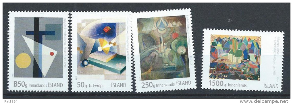 Islande 2015, N°1403/1406 Neufs Peintures - Ungebraucht