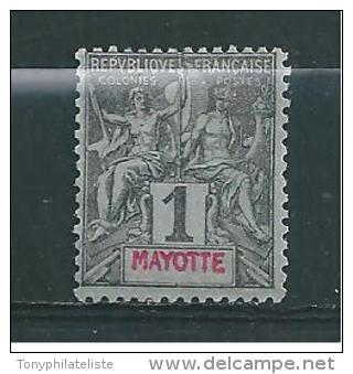 Colonie  Mayotte Timbres De 1892/99  N° 1  Neuf  Sans Gomme - Neufs