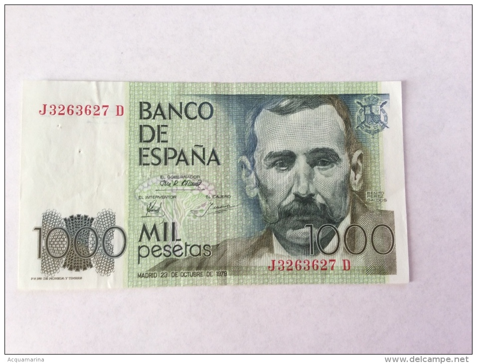 SPAIN 1000 PESETAS 1979 VF-EF - [ 4] 1975-… : Juan Carlos I