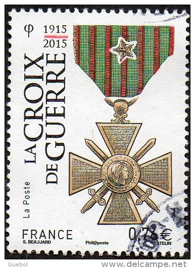 Oblitération Cachet à Date Sur Timbre De France N° 4942 - Croix De Guerre - Gebraucht