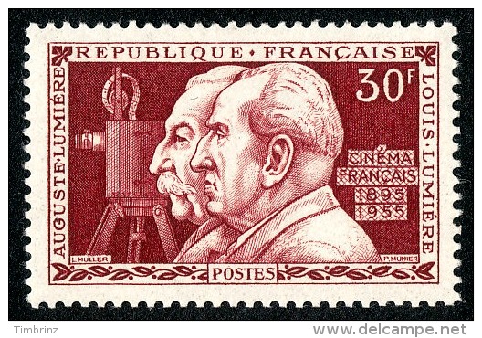 FRANCE 1955 - Yv. 1033 **   Cote= 7,50 EUR - Auguste Et Louis Lumière ..Réf.FRA28361 - Neufs