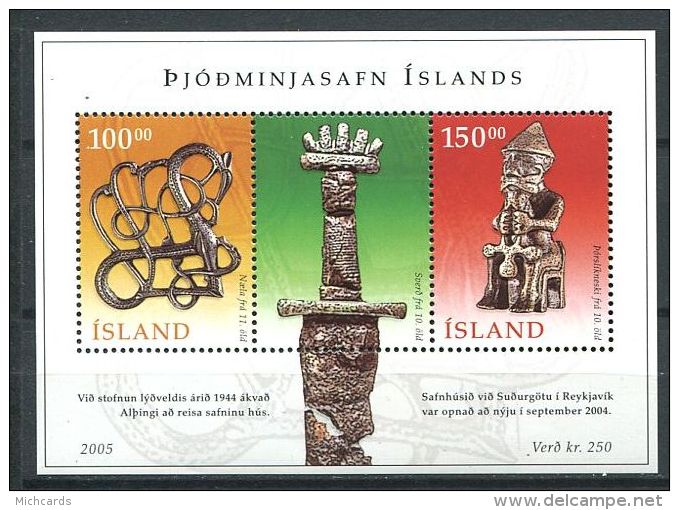 153 ISLANDE 2005 - Art (Yvert BF 38) Neuf ** (MNH) Sans Trace De Charniere - Neufs