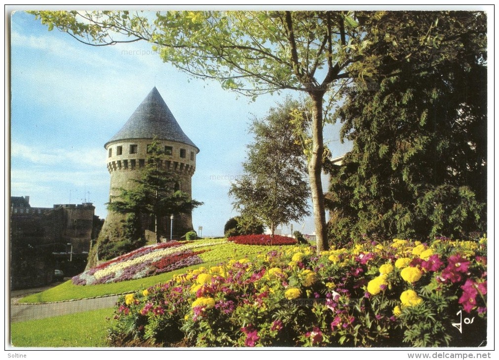 BREST - La Tour De La Motte-Tanguy, Actuellement En Musée - écrite (jeu-concours) Et Timbrée - 2 Scans - Brest