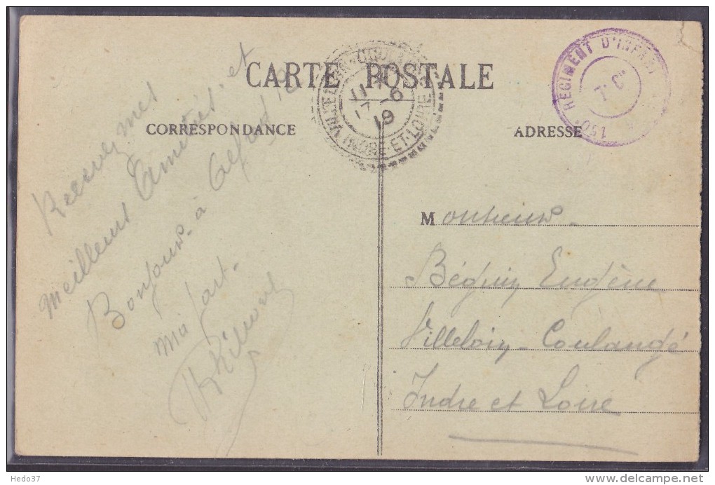 Cachets Militaires - Lettre - Cachets Militaires A Partir De 1900 (hors Guerres)