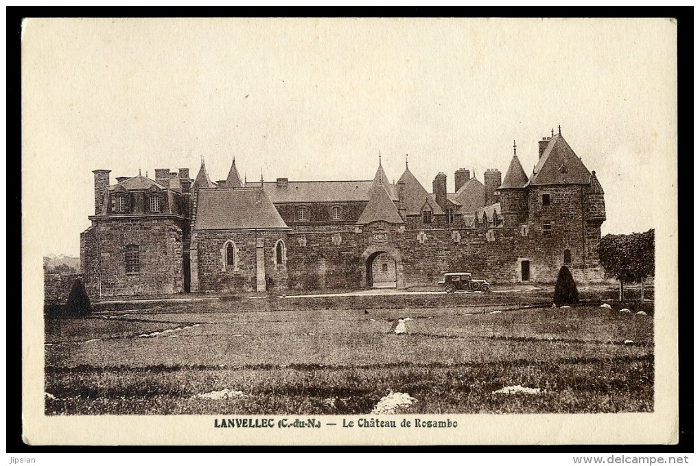 Cpa Du 22  Lanvellec  Château De Rosambo NOV15 37 - Lanvellec