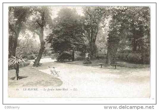 CPA 76 LE HAVRE LE JARDIN ST-ROCH - Square Saint-Roch