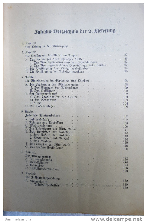 Prof.Dr. Enoch Zander-Erlangen "Leitfaden Einer Zeitgemäßen Bienenzucht" Von 1927 (Das Bayerische Bienenbuch) - Animales