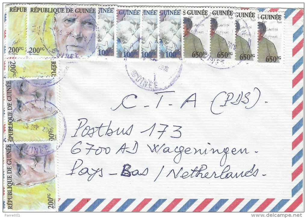 Guinee Guinea 2006 Faranah Pope John II Attacker Mehmet Ali Agca 650FG Face 200FG Cover - Guinee (1958-...)