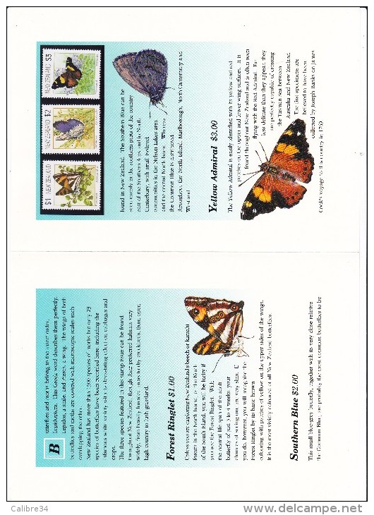 NEW ZEALAND Butterflies - Presentation Packs