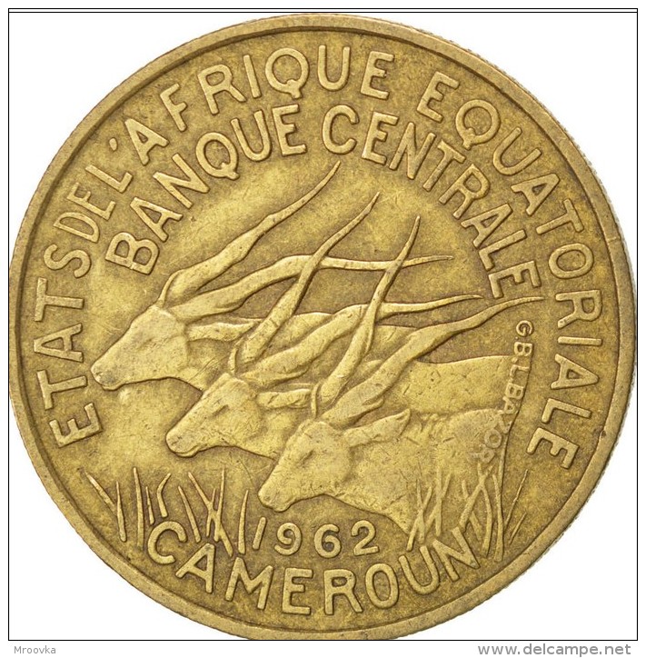 Afrique Equatoriale, Cameroun, 25 Francs 1962 - Autres – Afrique