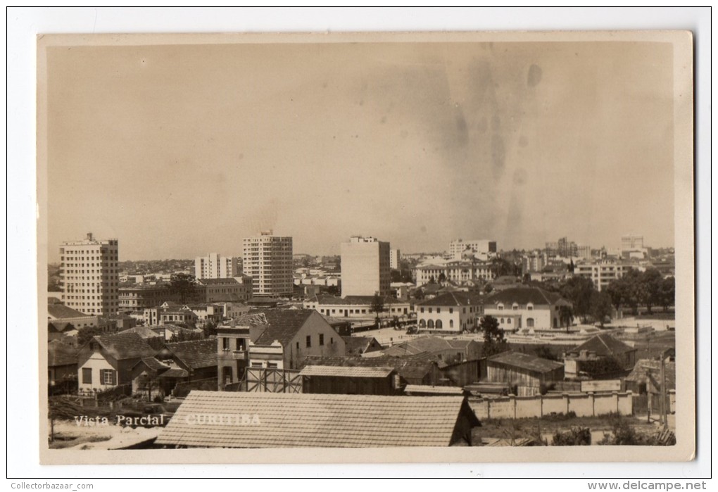 Brazil Curitiba Foto Cartao Postal Carte Postale Vintage Original Ca1950 Postcard Cpa Ak (W4_1761) - Curitiba