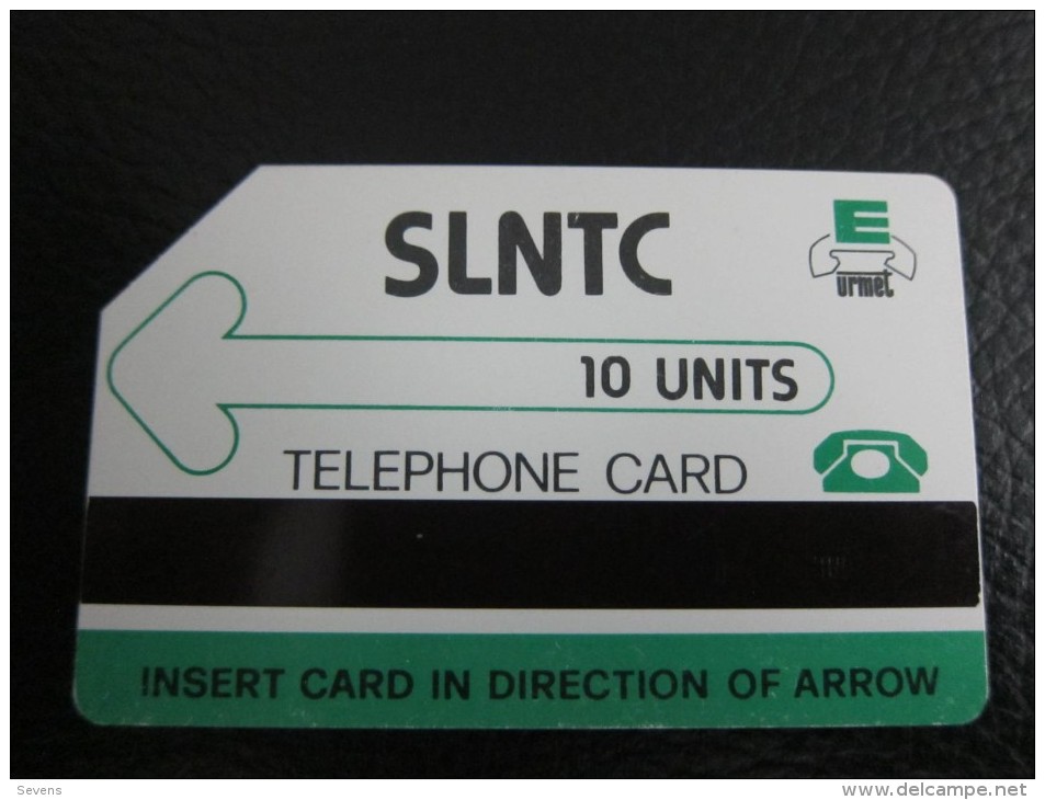 No.5 Urmet Magnetic Phonecard,10 Units Wide Magnetic Stripe, Used With Scratch - Sierra Leone