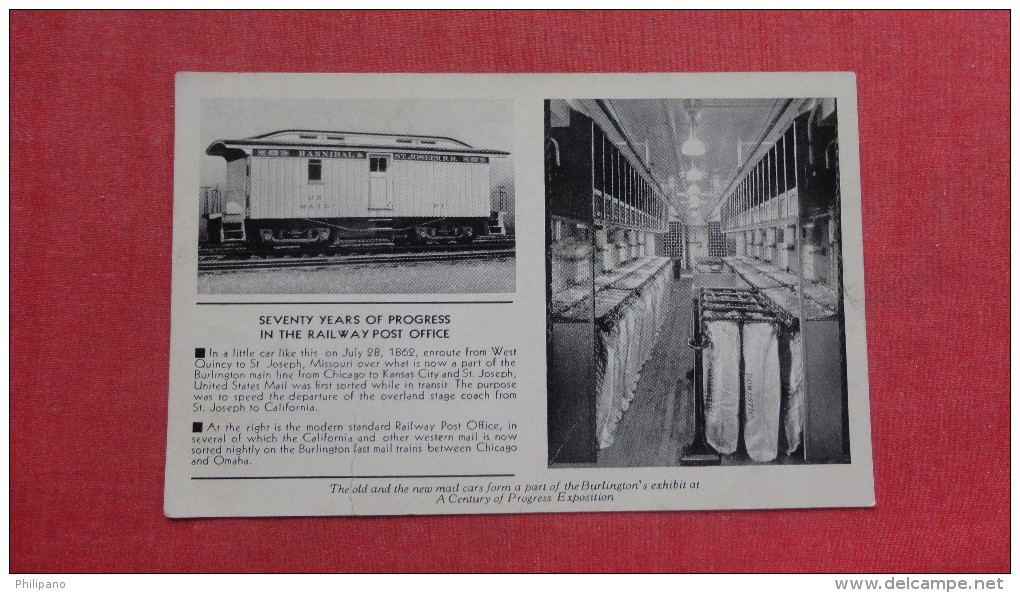 Railway Post Office  Car   Crease ==  = = ==   = = = -=2107 - Trenes