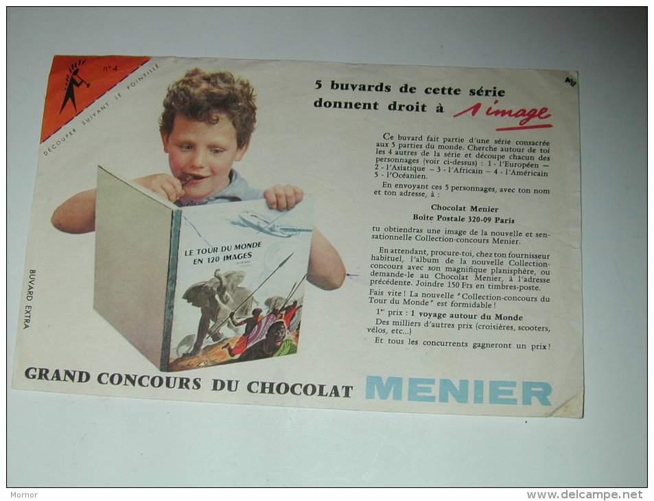 BUVARD Publicité CHOCOLAT MENIER N°4 - Chocolat