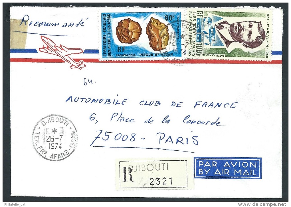 FRANCE - AFARS ET ISSAS - Détaillons Archive Période 1970 - Aff. Plaisant -  A Voir - Lot P13755 - Storia Postale