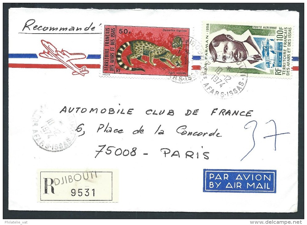 FRANCE - AFARS ET ISSAS - Détaillons Archive Période 1970 - Aff. Plaisant -  A Voir - Lot P13757 - Storia Postale