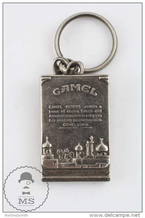 Nice Collectible Camel Turkish & American Blend Cigarettes Advertising Metal Keyring/ Key Chain - Llaveros