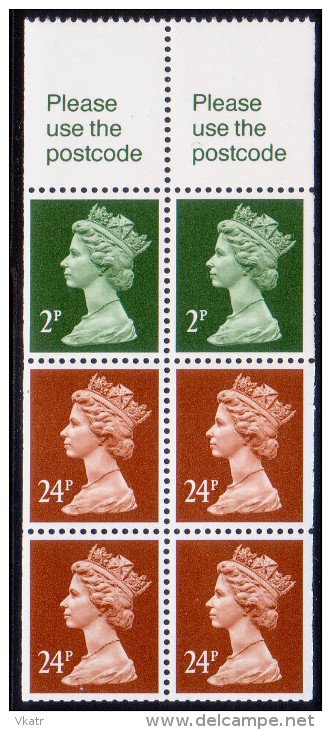 GREAT BRITAIN 1993 SG #X1050l Booklet Pane MNH - Machins