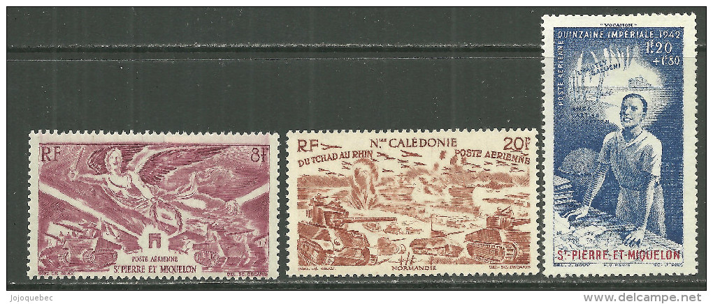 St. Pierre Et Miquelon Neufs Sans Charniére Et Un Avec Charniére,  MINT NEVER HINGED & 1 HINGED AMONG - Unused Stamps