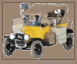 X TINTIN CARS CONGO	FORD T 1910 - Tintin