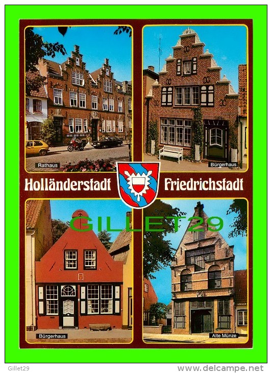 FRIEDRICHSTADT , ALLEMAGNE - HOLLANDERSTADT FRIEDRICHSTADT - 4 MULTIVIEWS - - Friedrichsruh