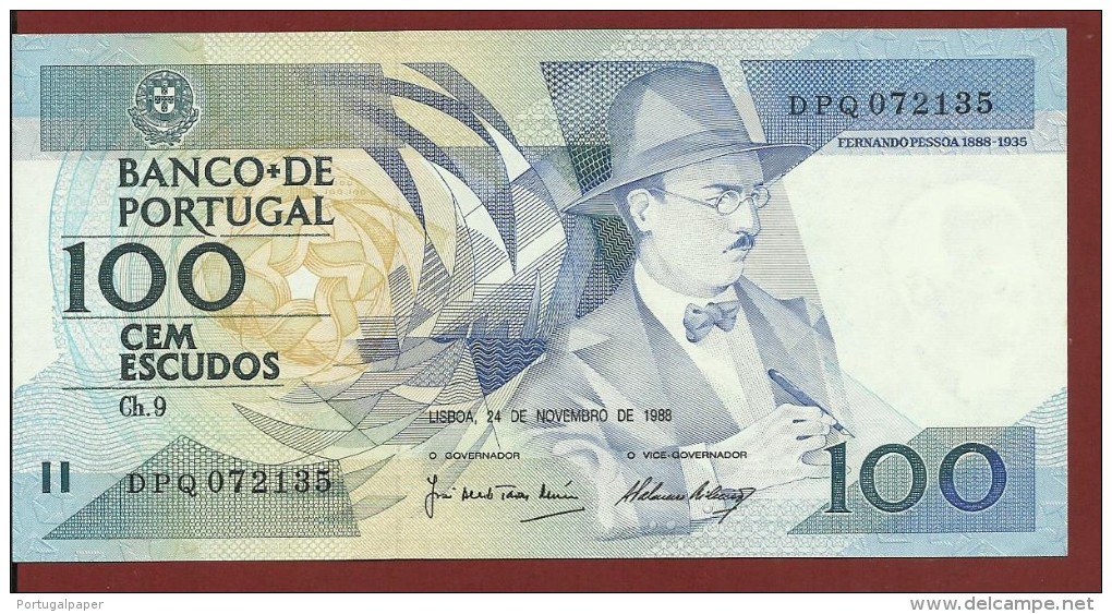 Portugal  100 Escudos  24/11/1988     UNC - Portugal