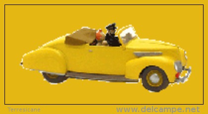 X TINTIN CARS CRYSTAL BALLS	Le Cabriolet Du Capitaine Haddock - (7 Crystal) - Tintin