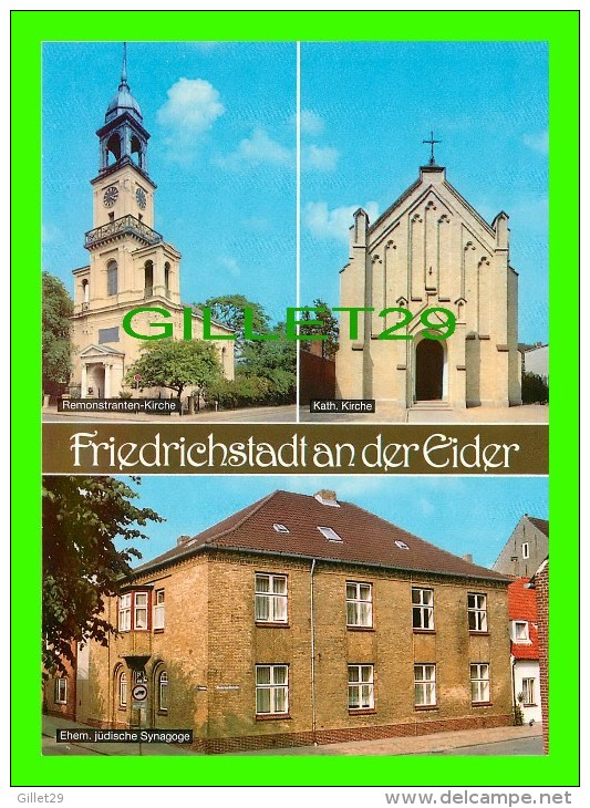 FRIEDRICHSTADT , ALLEMAGNE - FRIEDRICHSTADT AN DER EIDER - 3 MULTIVIEWS - - Friedrichsruh