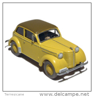 X TINTIN CARS KING OTTOKAR	OPEL OLYMPIA CABRIOLET - Tintin