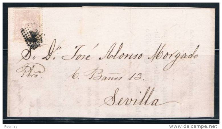 1870.- ENVUELTA A SEVILLA - Lettres & Documents