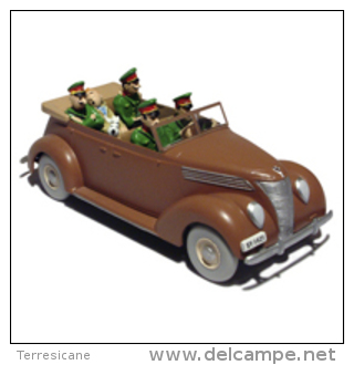 TINTIN CARS KING OTTOKAR	La Decapotable Marron - (King Ottokar) - Tintin