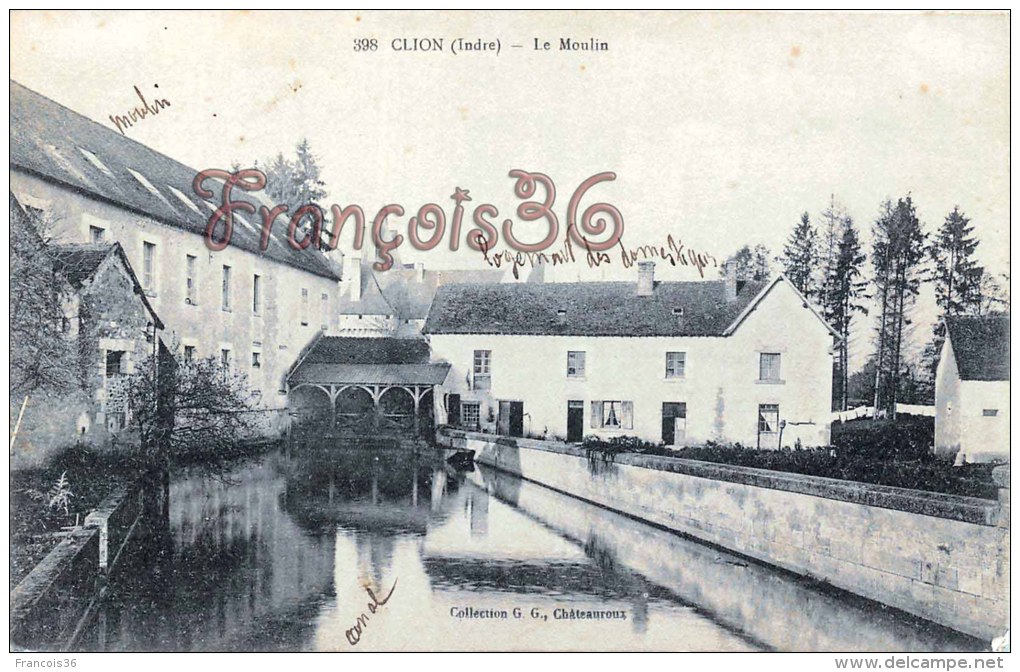 (36) Clion - Le Moulin - 2 SCANS - Autres & Non Classés