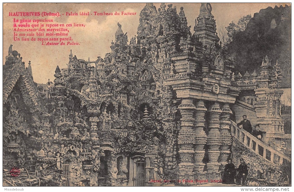 26 - Hauterives - LOT DE 8 Cpa - Palais Ideal - Toutes Les Cartes Sont Scannées - Hauterives