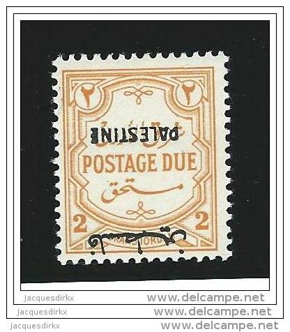 Palestine         SG  P   O 23a            *          Ongebruikt  /  Mint  /  Ungebraucht  /  Neuf  * - Palestine