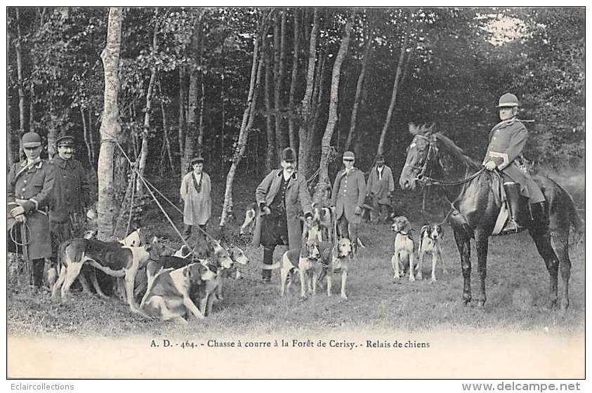 Cerisy La Forêt    50      Chasse A Courre:  Relais De Chiens - Other & Unclassified