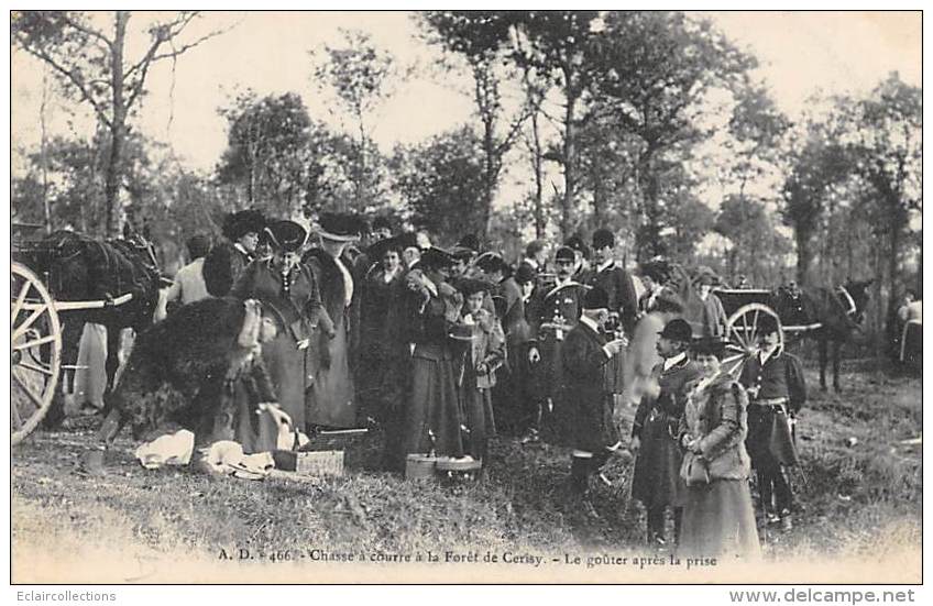 Cerisy La Forêt    50      Chasse A Courre:  Le  Goûter Après La Prise - Sonstige & Ohne Zuordnung