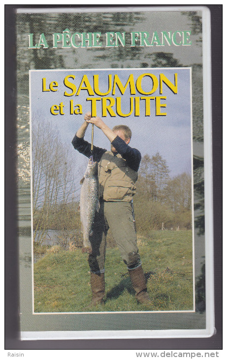 La Pêche En France Le Saumon Et La Truite VHS Couleur MPM Production  AnacondA  BE - Documentales