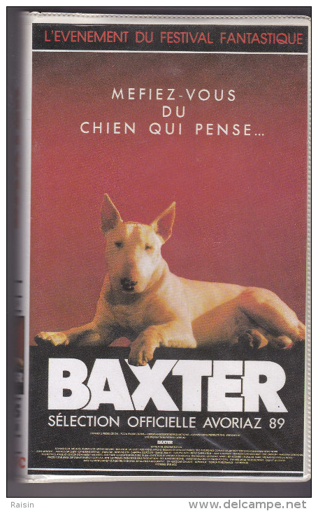 Avoriaz 89  Baxter  Méfiez-vous Du Chien Qui Pense...VHS  Couleur Secam CVC  BE - Ciencia Ficción Y Fantasía