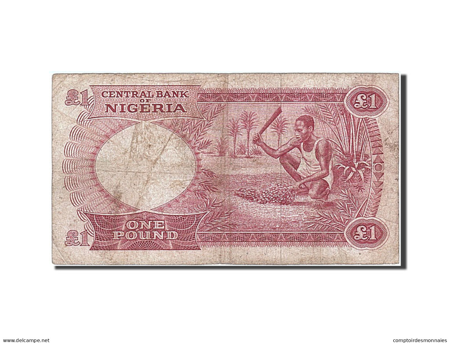 Billet, Nigéria, 1 Pound, 1967, B - Nigeria