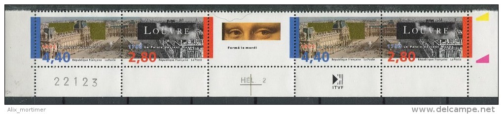 France 1993 - N° 2851 & 2852 - Bicentenaire De La Création Du Musée Du Louvre - Neuf** - Unused Stamps
