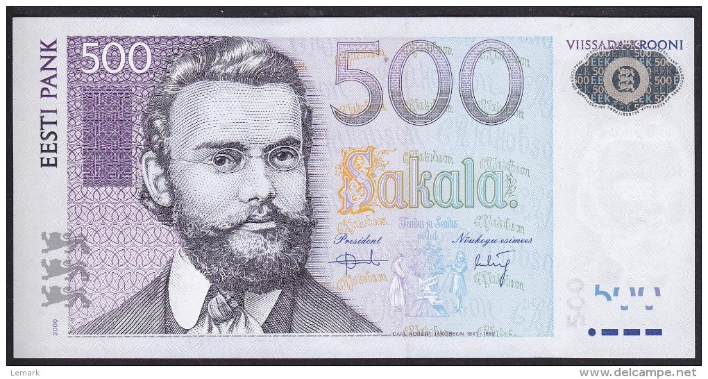 Estonia 500 Krooni 2000 P83 UNC - Estonia