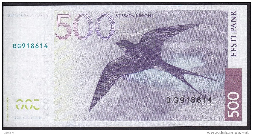 Estonia 500 Krooni 2000 P83 UNC - Estland