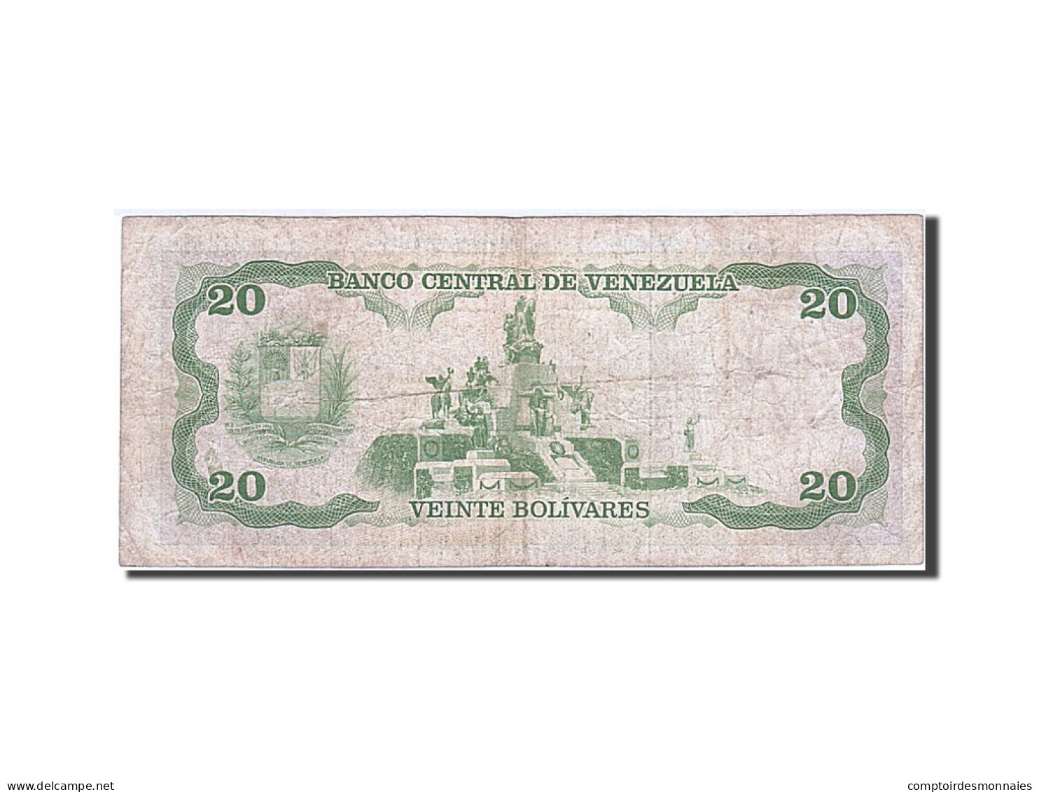 Billet, Venezuela, 20 Bolivares, 1990, 1990-05-31, TB+ - Venezuela