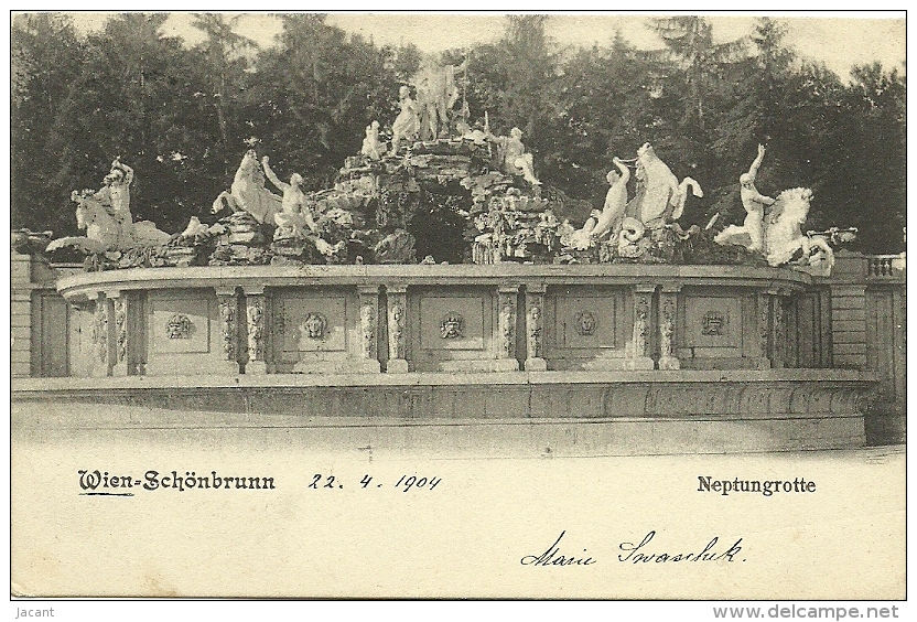 Wien - Schonbrunn - Neptungrotte - Precurseur - Château De Schönbrunn