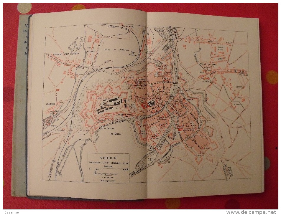 Guides Illustrés Michelin Des Champs De Bataille Guerre 1914-1918. Verdun Argonne Metz. 1926 - Oorlog 1914-18