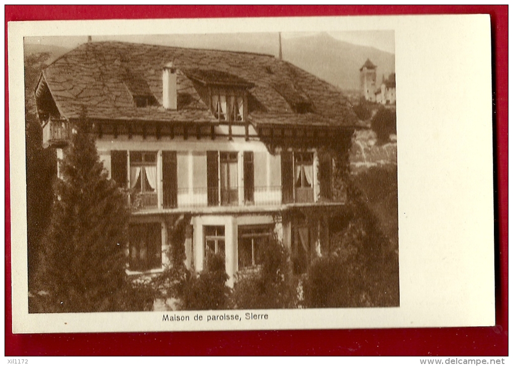 HBA-13 Paroisse Protestante Sierre édité En Faveur D'une école Protestante à Martigny. Non Circulé Mention: 24 Août 1928 - Martigny