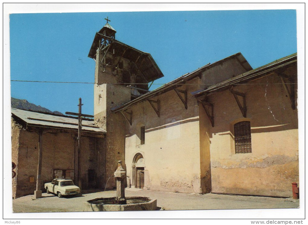 CEILLAC--Eglise Saint Sébastien(XVI°s)--fontaine,voiture-- ,cpsm 15 X 10 N°5865  éd MAR--pas Très Courante - Autres & Non Classés