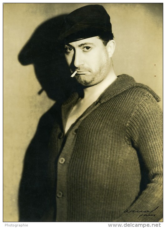 France Acteur Romeo Carles Theatre Daunou Ancienne Photo Arnal 1935 - Berühmtheiten