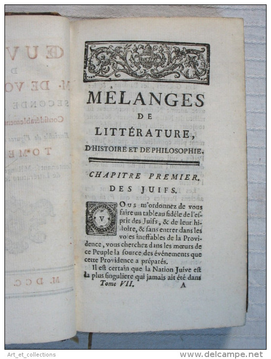 Œuvres De M. De Voltaire / 2è édition De 1757 / Tome VII - 1701-1800